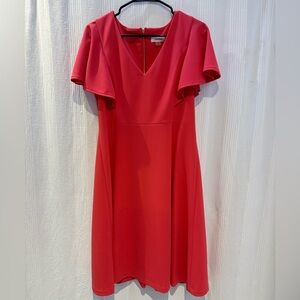 Pink Midi Calvin Klein Dress